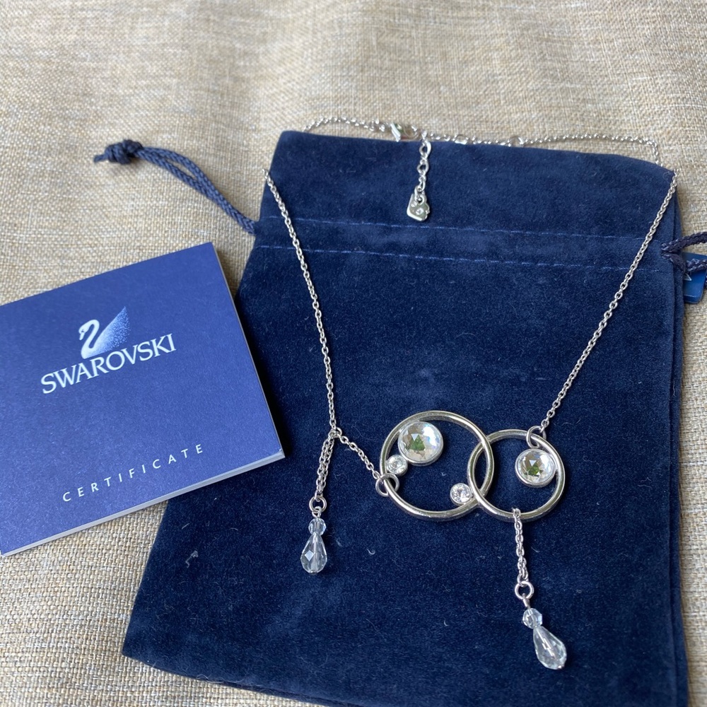 Swaroski circles necklace